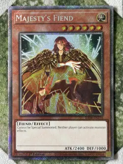 YuGiOh MAJESTY'S FIEND Platinum Secret Rare RA04-EN216 - Image 2