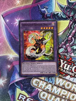 (YBL) Yugioh Chimeratech Rampage Dragon BOSH-EN093 Super Rare 1st Ed LP - Image 1