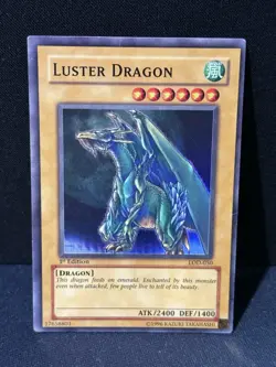 Yugioh Luster Dragon LOD-050 1st Edition Original Print Vintage - Image 1