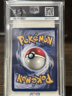 1st Edition Ditto 3/62 PSA 8 Fossil Holo Pokemon Card - Image 2