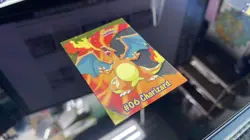 Charizard CLEAR Pokemon Card Topps BLUE Label TV Animation #06 LP PC3 Vintage - Image 3