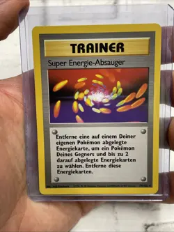Pokemon TCG Super Energy Removal Base Set 79/102 Unlimited Rare GERMAN NM Card - Image 1