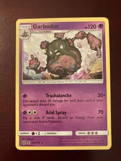 Garbodor 51a/145 Sun & Moon Guardians Rising Cosmos Holo Pokemon TCG Card NM - Image 1