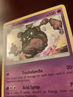 Garbodor 51a/145 Sun & Moon Guardians Rising Cosmos Holo Pokemon TCG Card NM - Image 2