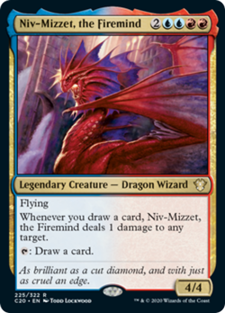Niv-Mizzet, the Firemind Commander 2020: Ikoria HEAVILY PLD Rare CARD ABUGames - Image 1