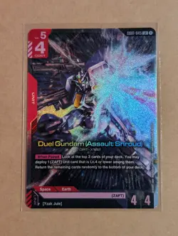 DUEL GUNDAM ASSAULT SHROUD GD01-045 LR FOIL ENGLISH NEWTYPE GUNDAM CARD GAME - Image 1