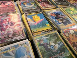🔥🔥 Pokemon Card Bulk lot 100 RARE/HOLO/REVERSE HOLO + 3 ULTRA RARE V/EX/VStar - Image 1
