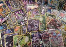🔥🔥 Pokemon Card Bulk lot 100 RARE/HOLO/REVERSE HOLO + 3 ULTRA RARE V/EX/VStar - Image 2