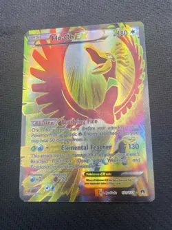 Pokemon TCG Ho-Oh EX Full Art 121/122 Rare Ultra XY Breakpoint Holo Card 2016 NM - Image 3