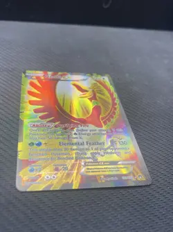 Pokemon TCG Ho-Oh EX Full Art 121/122 Rare Ultra XY Breakpoint Holo Card 2016 NM - Image 5
