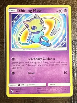 Shining Mew 40/73 Shining Legends Holo Pokemon Card/TCG - Image 1