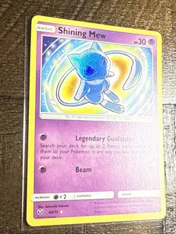 Shining Mew 40/73 Shining Legends Holo Pokemon Card/TCG - Image 2