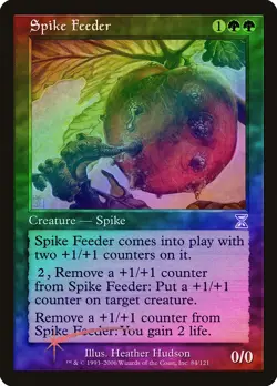 Spike Feeder FOIL Time Spiral - Timeshifted NM Green Special MTG CARD ABUGames - Image 1
