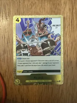 Reject Event OP06-116 Rare One Piece Card Game Wings Of The Captain. - Image 1