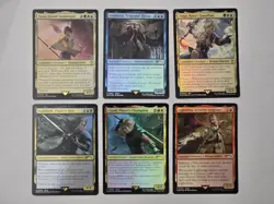 Magic The Gathering Final Fantasy Card Lot of 6 (FOIL) Rares Assorted NM - Image 1