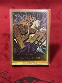 DON!! Card (Rob Lucci) (Gold) Premium Booster -The Best- Foil - Image 1