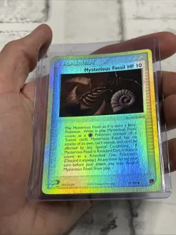 Pokemon Mysterious Fossil 91/100 Sandstorm Reverse Holo LP Pokemon Vintage Card - Image 2