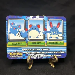 Azurill - Marill - Azumarill - EVOLUTION CARD - Pokemon Advanced 2003 - LP/MP - Image 1
