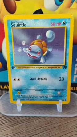 SQUIRTLE Team Rocket POKEMON Non-Holo 1st Edition 2000 Trading Card 68/82 - Image 1