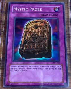 Mystic Probe PSV-021 Pharaoh's Servant Unlimited Edition - Yugioh Card - Image 1