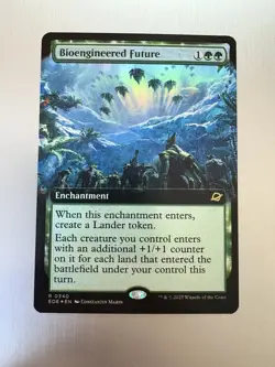Bioengineered Future - 340 - MTG: Edge of Eternities - Extended Art -Rare - FOIL - Image 1