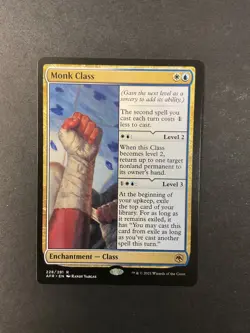 Monk Class - Adventures in the Forgotten Realm - Magic the Gathering -MTG - Image 1