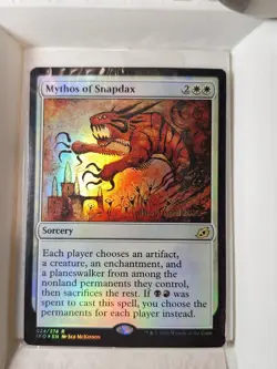 Mythos Of Snapdax - FOIL SEALED Prerelease Promo - Magic the Gathering MTG - Image 1