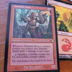 Pashalik Mons's GOBLINS Pure Red Tribal EDH Custom COMMANDER DECK MTG Kindred - Image 1