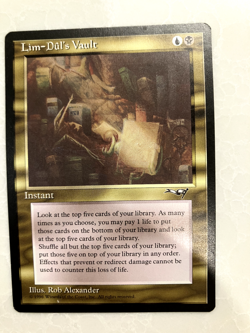 MTG Lim-Dul's Vault Alliances LP Magic The Gathering - Image 1