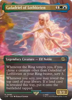 Galadriel of Lothlorien (Borderless) -Foil Near Mint MTG - Image 1