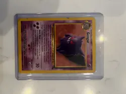 1999 Pokemon Fossil Gengar 1st Edition Non-Holo Card #20/62 -- MP - Image 4
