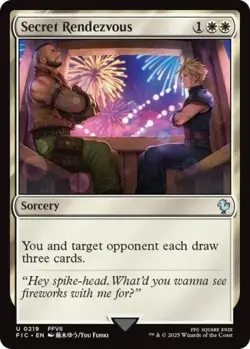Secret Rendezvous (0219) -Foil Near Mint MTG Universes Beyond: FINAL FANTASY - Image 1