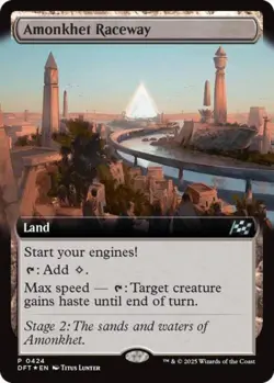 Amonkhet Raceway (Extended Art) -Foil Near Mint MTG Aetherdrift - Image 1
