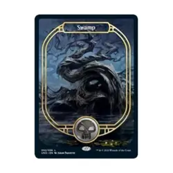 WOTC MtG Unsanctioned Swamp (Full Art) (L) (Foil) EX - Image 1