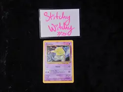 Drowzee Base Set Pokemon Regular Lightly Played - Image 3