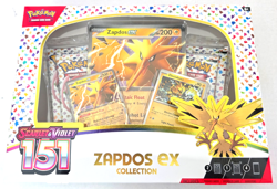 Pokemon TCG Scarlet & Violet 151 Zapdos EX Collection Box NEW SEALED - Image 1