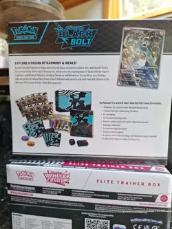 Pokemon Black Bolt & White Flare Elite Trainer Box ETB Set of 2 + Mini Tin NEW - Image 3