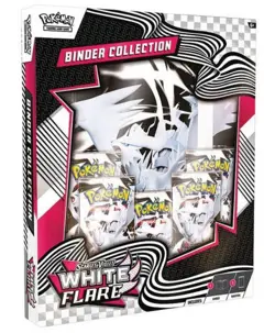 Pokemon TCG: Scarlet & Violet 10.5 White Flare Binder Collection Box Sealed - Image 1
