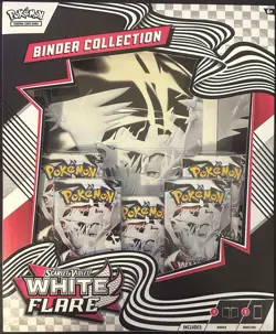 Pokemon TCG: Scarlet & Violet 10.5 White Flare Binder Collection Box Sealed - Image 2