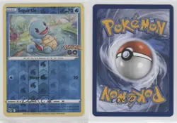 Squirtle Reverse Foil Pokemon Sword & Shield Pokemon Go #015 12g7 - Image 3