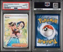 PSA 10 Perrin 220/167 SIR Twilight Masquerade TWM Pokemon Card - Image 3