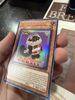 Yugioh Cupsy Yummy JUSH-EN016 Ultra Rare 1st Edition NM In Hand - Image 2