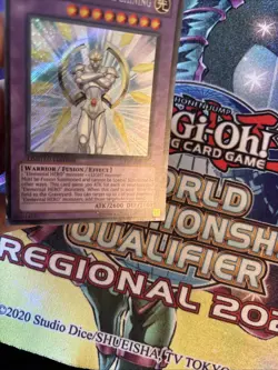 (YBL) Yugioh Elemental HERO The Shining PRC1-ENV01 Limited Secret Rare LP - Image 2