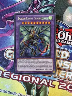 (YBL) YuGiOh Dragon Knight Draco-Equiste CT07-EN003 Limited Edition Secret LP - Image 1