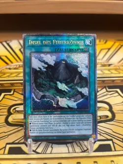 Yugioh Insel des Feuerkonigs RA03-DE059 Quarter Century Secret Rare - Image 1