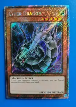 Near Mint Yugioh Cyber Dragon - RA03-EN155 - Platinum Secret Rare - Image 1