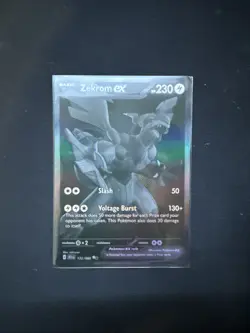 2025 Zekrom EX 172/086 - Secret Rare Black Bolt NM - Pokemon Card English BW - Image 1
