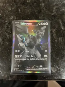 2025 Zekrom EX 172/086 - Secret Rare Black Bolt NM - Pokemon Card English BW - Image 1