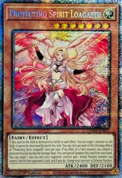 Yugioh Protecting Spirit Loagaeth DAMA-EN025 Starlight Rare 1st Edition NM - Image 1