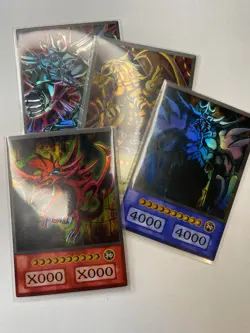 Yugioh Egyptian God Cards Set - Anime Style - Holo’s - Image 1